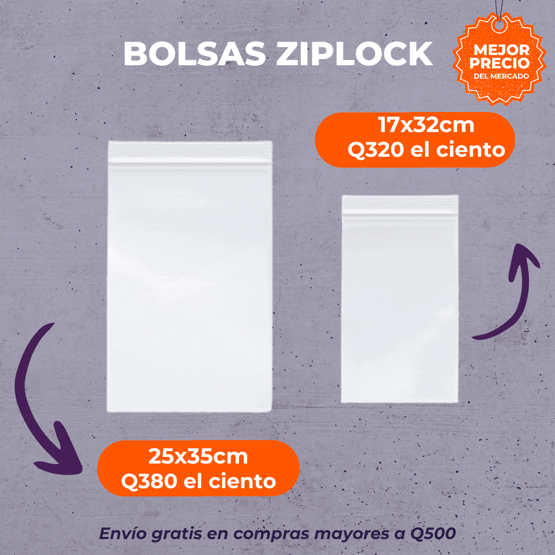 Pack 300 Bolsas Ziploc S (17x30cm)