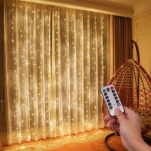 Luces LED Estilo Cortina de 3x3 Metros