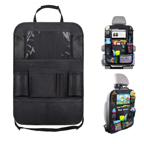 Organizador Basico para Asiento de Vehículo en Negro (2 pack)