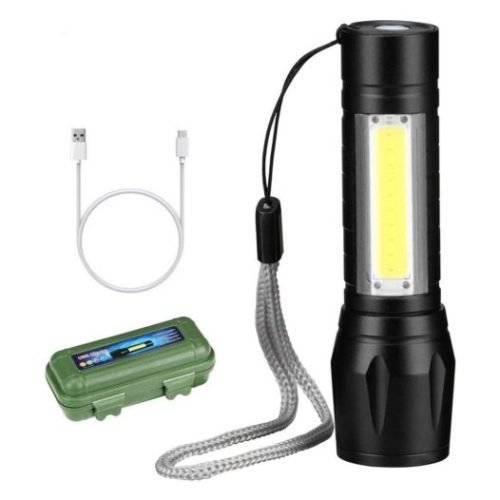 Mini Linterna Zoom recargable