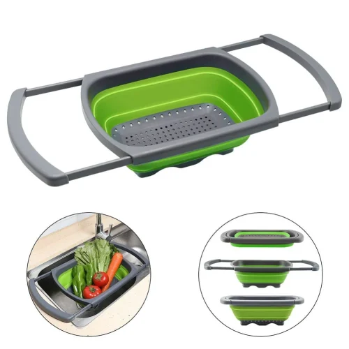 Escurridor plegable para frutas y verduras
